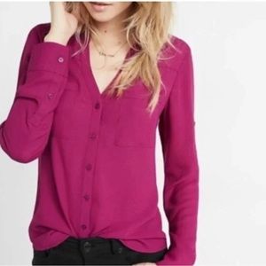 Express Lavender button down portofino shirt